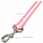 Pink Waterproof Dog Leash 4ft No Pull Unchewable Basic Rubber Corrosion Resistant