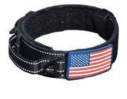 Metal Buckle Military Dog Collar Nylon Reflective K9 Quick Release Fit All Seasons